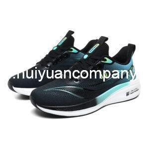 Unisex Trendy Woven Knit Breathable Soft Sole Running Shoes, Comfy Non Slip Durable Lace Up Sneakers for Men's & Women's Outdoor Activities