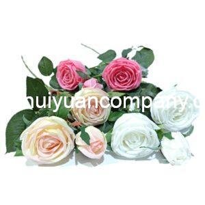 Artificial Rose And Flower Bouquets, Rose Flower Fake Flowers With Boxwood Leaves Stems, Greenery Decor For Diy Flower Wall, Scene Layout, Living Room And Bedroom Vase Flower Arrangement, Wedding, Party, Home Decoration, Desk Stuffing.Gift For Women,Valentine's Day Mother's Day Gifts