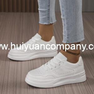 Men‘s Solid Trendy Skateboard Shoes Comfy Non Slip Lace Up Low Top Outdoor Walking All Seasons Gift